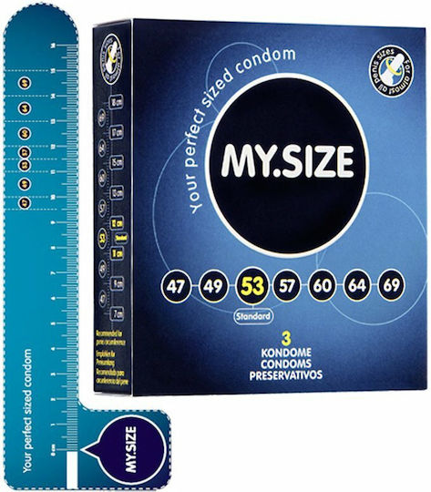 My Size 53mm Condoms 3pcs