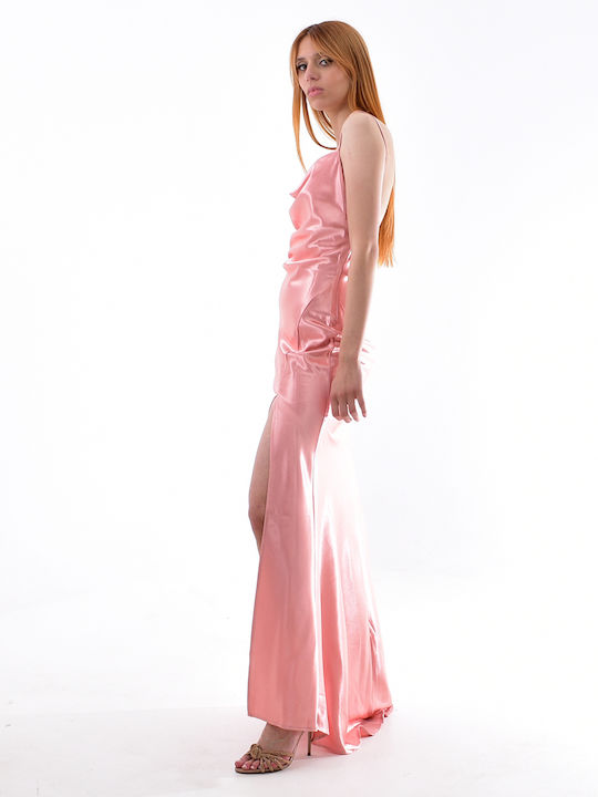 ARIS TSOUBOS DESIGNER DRAPED DRESS WITH OPEN BACK - AT23291