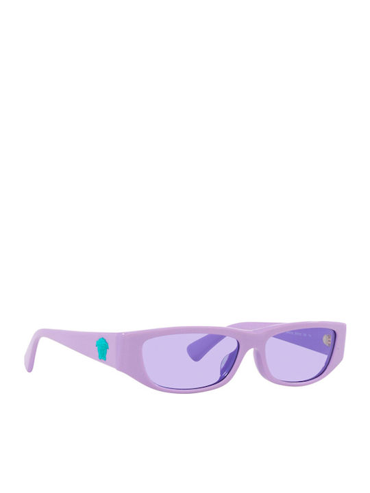 Versace Rectangular Kids Sunglasses Purple for 5-10 Years