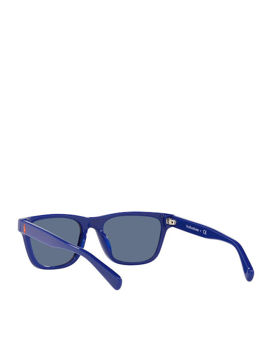 Ralph Lauren Quadratische Kinder-Sonnenbrillen Blau