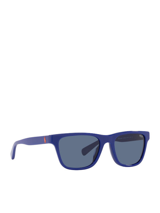 Ralph Lauren Quadratische Kinder-Sonnenbrillen Blau