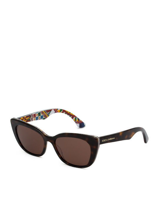Dolce & Gabbana Vogue Cat Eye Kinder-Sonnenbrillen Braun