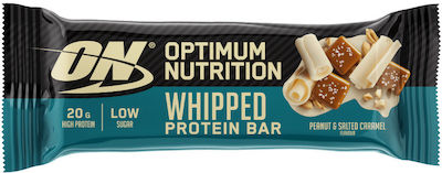 Optimum Nutrition Whipped Baton cu 20gr Proteină & Aromă Caramel cu arahide sărate 60gr