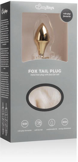 Easytoys Fox Tail Plug No 14 Анална тапа Златиста