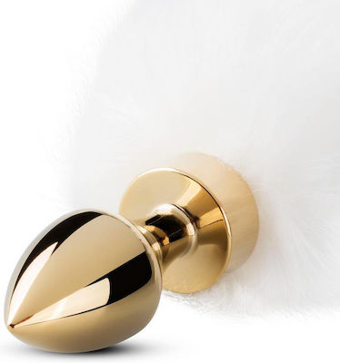 Easytoys Fox Tail Plug No 14 Gold/White