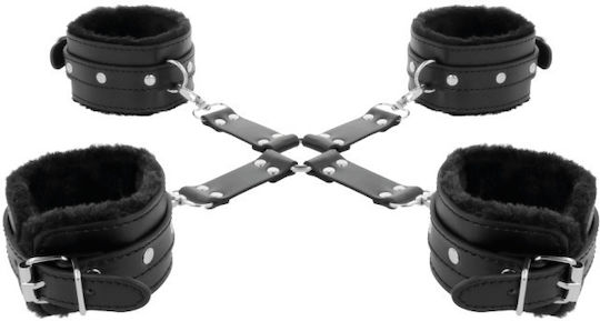Darkness Χειροπέδες Hogtie Set Black