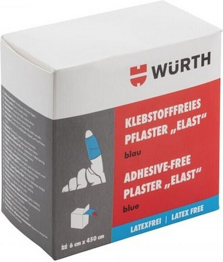 Wurth Elastic Bandage 6cm x 4.5m Blue