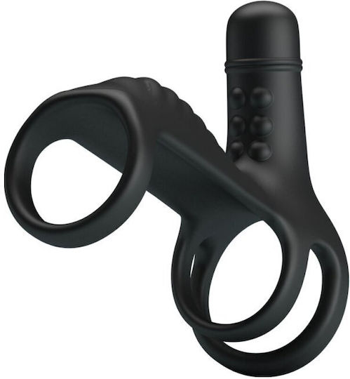 Pretty Love Vibrating Penis Sleeve Black