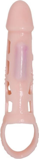 Baile Extending Sleeve With Vibration Προέκταση Πέους με Δόνηση Flesh 13.5cm
