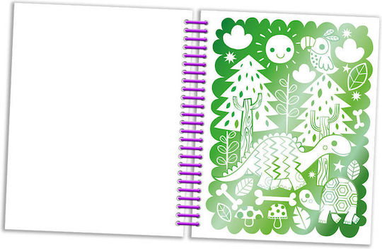 Bookoli Limited Anti-Stress-Malbuch Folie Ausmalbuch Dinosaurierland