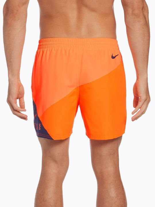 Nike Logo Jackknife Herren Badebekleidung Shorts Orange