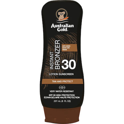 Australian Gold Sunscreen Rezistentă la apă Crema protectie solara Loțiune pentru Corp SPF30 Bronzer 237ml