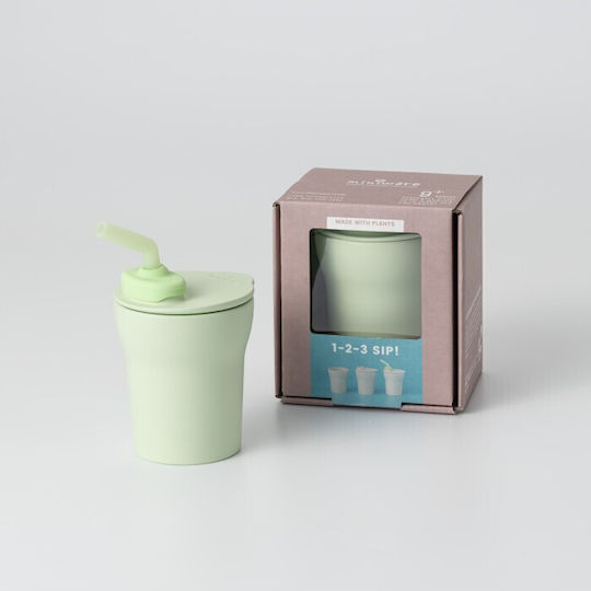 Miniware Căniță pentru copii din Silicon Verde 170ml