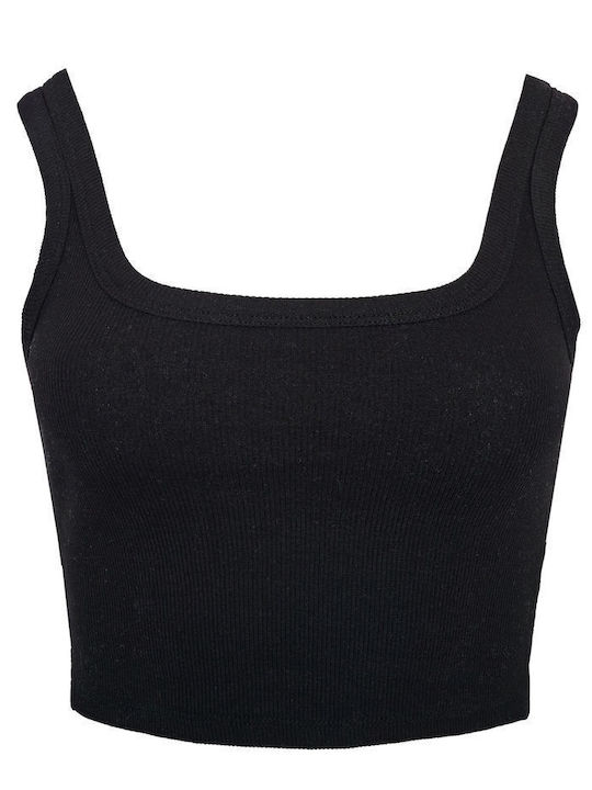 Women's Summer Blouse Cotton Sleeveless Black