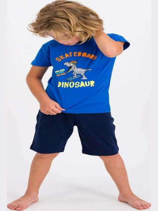 Roly Poly Παιδική Πιτζάμα Καλοκαιρινή Μπλε