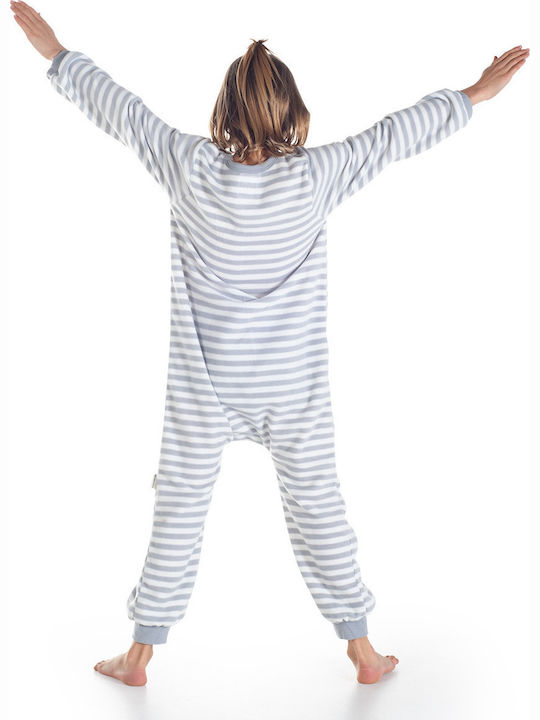 Owli Pijama întreagă pentru copii De iarnă Albă