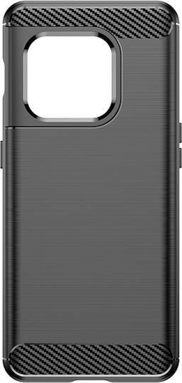 Techsuit Carbon Back Cover Σιλικόνης Μαύρο (OnePlus 10 Pro)