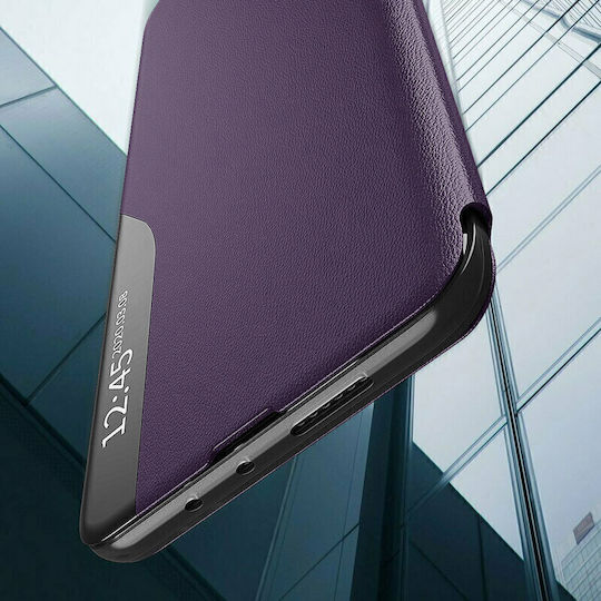 Techsuit eFold Buchen Sie Synthetisches Leder Lila (Huawei P30 Pro)