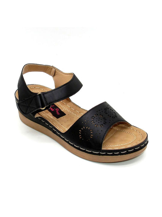 Flatform sandals Soft Step LUC 2327 Black