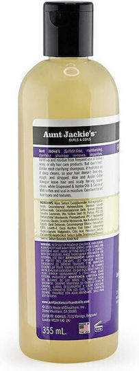 Aunt Jackie' s Curls & Coils Grapeseed Power Wash Shampoos for All Hair Types 355ml