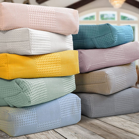 Lino Home Renk Pique Blanket Single 170x240cm White