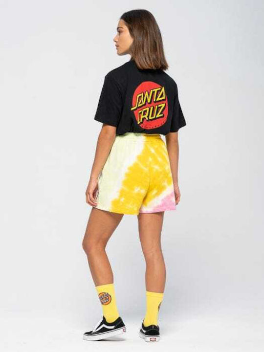 Santa Cruz Strip II Women's Sporty Shorts Yellow