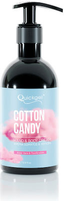 Quickgel Cotton Candy Ενυδατική Κρέμα Σώματος με Aloe Vera 300ml