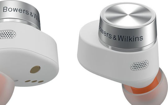 Bowers & Wilkins Pi5 S2 In-ear Bluetooth Handsfree Ακουστικά με Αντοχή στον Ιδρώτα και Θήκη Φόρτισης Cloud Grey