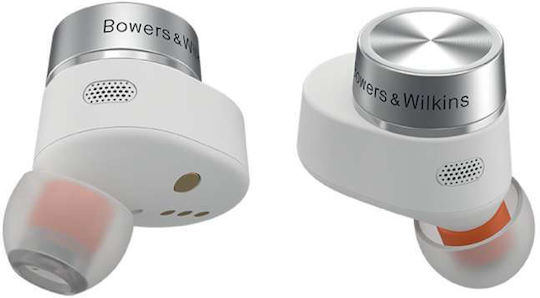 Bowers & Wilkins Pi5 S2 In-ear Bluetooth Handsfree Ακουστικά με Αντοχή στον Ιδρώτα και Θήκη Φόρτισης Cloud Grey