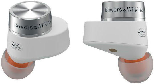 Bowers & Wilkins Pi5 S2 In-ear Bluetooth Handsfree Ακουστικά με Αντοχή στον Ιδρώτα και Θήκη Φόρτισης Cloud Grey