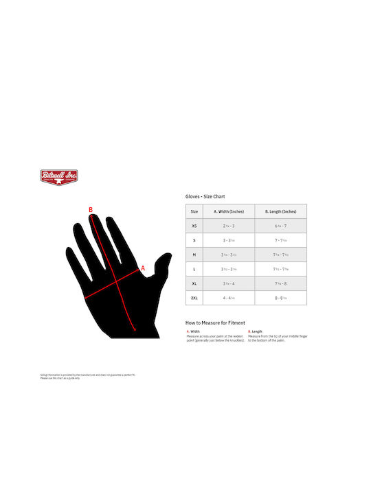 Biltwell Moto Sommer Herren Motorradhandschuhe Red/White/Blue