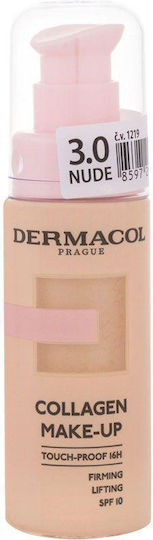 Dermacol Collagen Make-up SPF10 Liquid Make Up 3.0 Nude 20ml