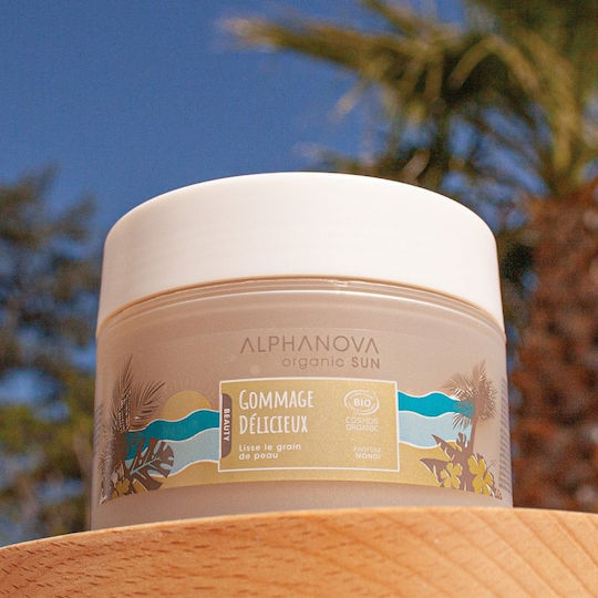 Alphanova Delicious Organic Scrub Σώματος Monoi 200gr