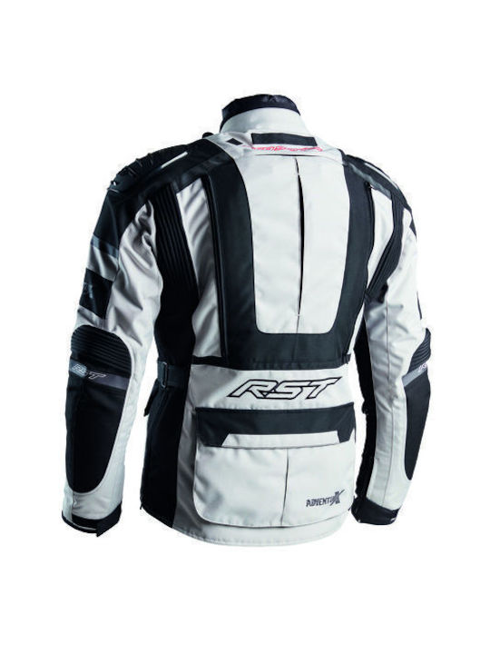 RST Adventure X Herren Motorradjacke 4 Jahreszeiten Wasserdicht Schwarz