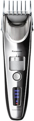 Panasonic Επαναφορτιζόμενη Κουρευτική Μηχανή Ασημί ER-SC60-S803