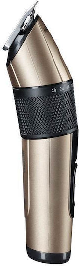 Babyliss Pro Επαγγελματική Επαναφορτιζόμενη Κουρευτική Μηχανή Χρυσή FX862E