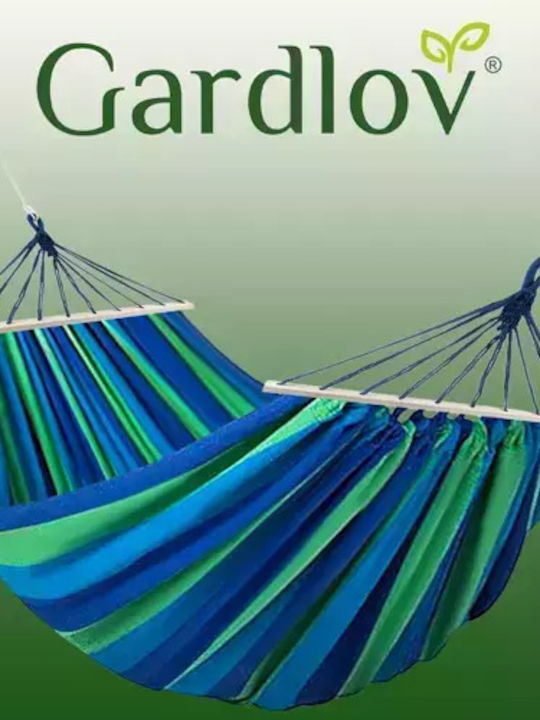 Gardlov Single Hammock Blue 260x160cm