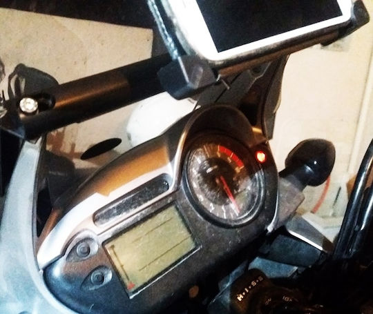 Smartphone Gps Support Bar Honda Xlv700 Transalp 2008-2011