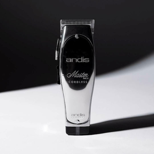 Andis Master Cordless Rechargeable Hair Clipper Silver 12480