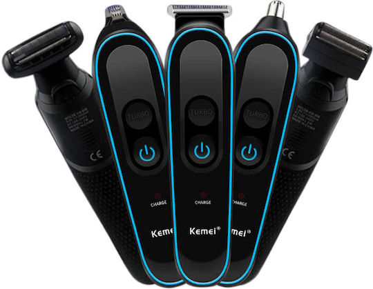 Kemei Professionelles Set Wiederaufladbar Haarschneidemaschine Schwarz KM-690