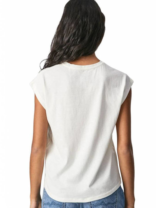 Pepe Jeans Logo Damen T-Shirt White