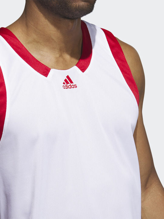 Adidas Icon Squad Ανδρικό T-shirt Κοντομάνικο Λευκό