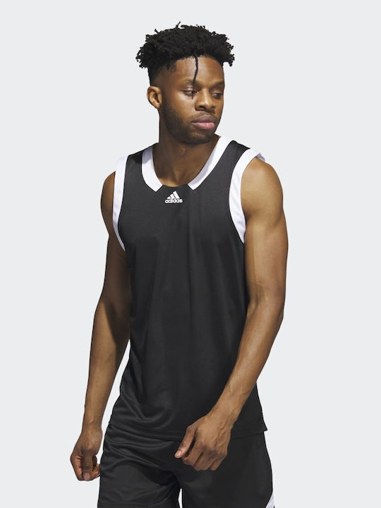 Adidas Icon Squad Ανδρική Μπλούζα Αμάνικη Μαύρη
