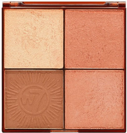 W7 Cosmetics Bronze Brilliance Bronze & Glow Palette Bronzing Powder Light/Medium 14gr