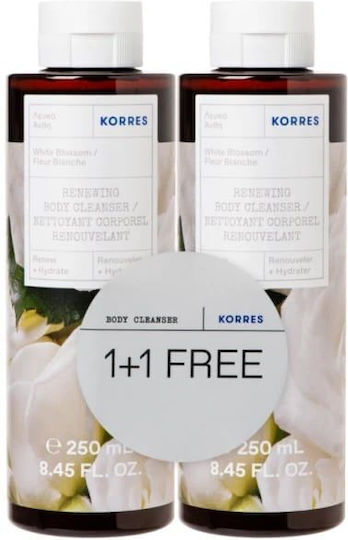 Korres White Blossom Shower Gel 2x250ml