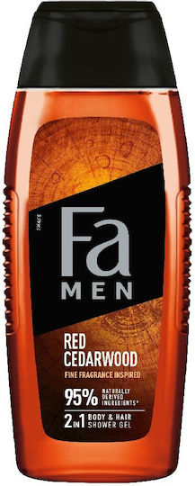 Fa Red Cedarwood Αφρόλουτρο σε Gel για Άνδρες & Άρωμα Ξυλώδη 400ml
