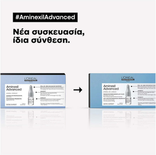 L'Oréal Professionnel Aminexil Advanced Hair Ampoules Against Hair Loss for Women 10x6ml