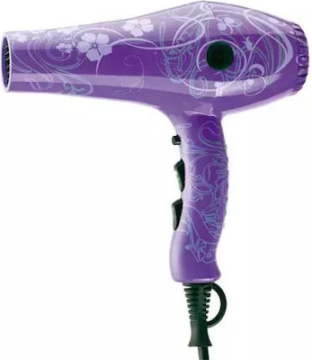 Albi Pro Blomster 3330 Hair Dryer 2000W Purple Flowers