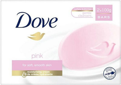 Dove Pink Soap Bar 2x100gr