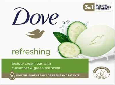 Dove Refreshing Seife Bar Gurke & Grüner Baum 90gr